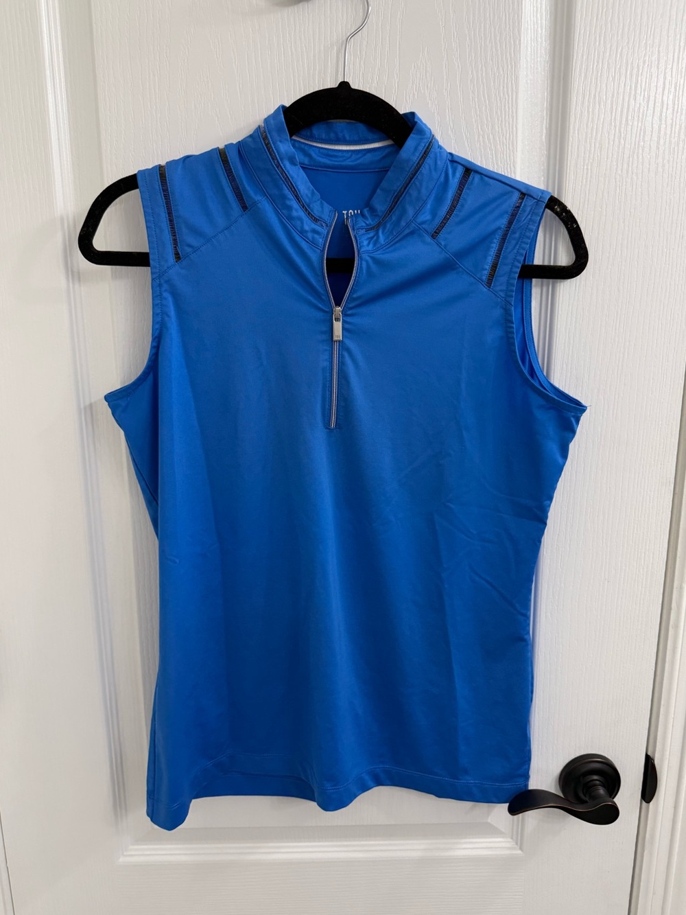 Tail Sleeveless Zip Polo Tank Women’s Medium